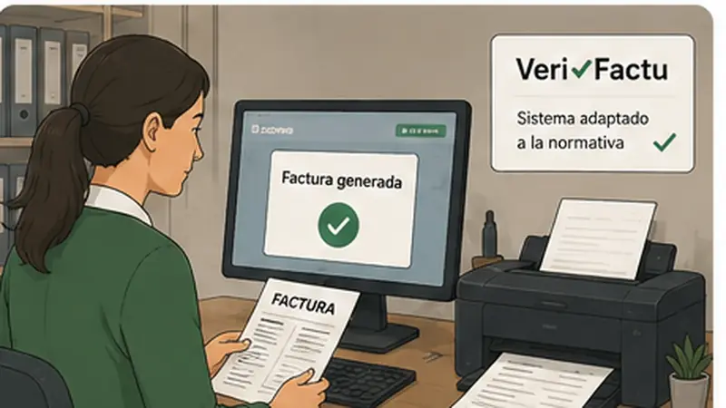 Pantalla de Facturación y VeriFactu en Escandalla